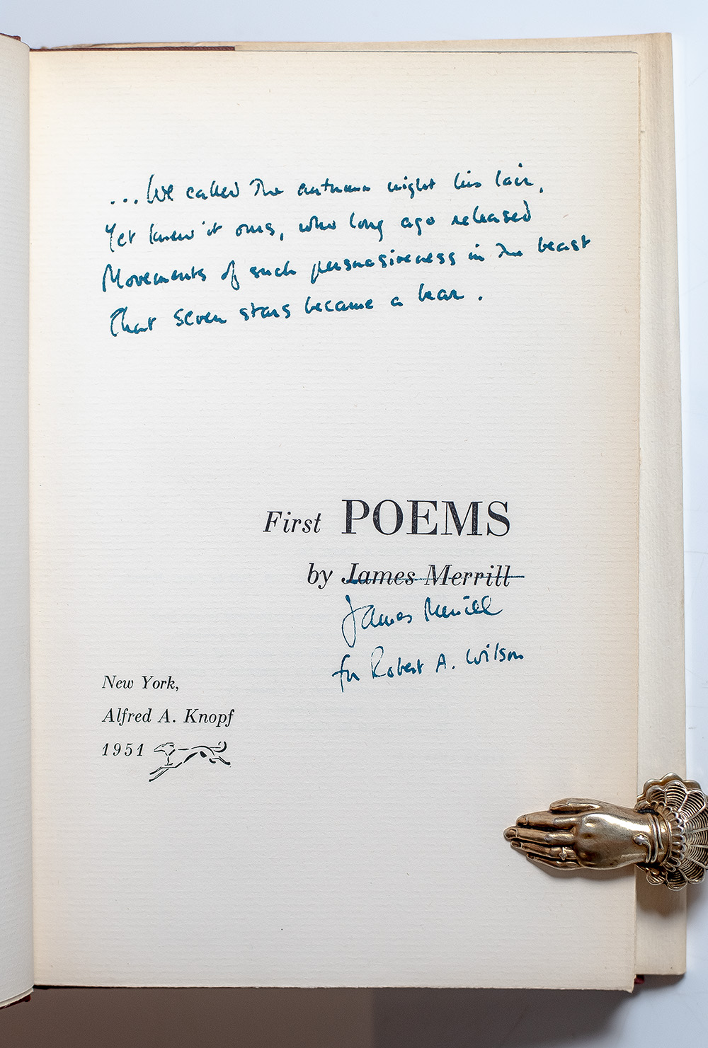 First Poems.