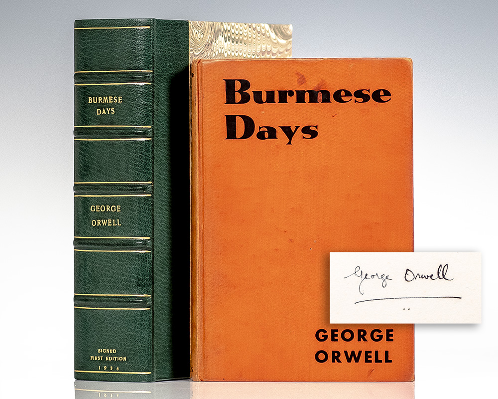Burmese Days: A Novel by George Orwell.