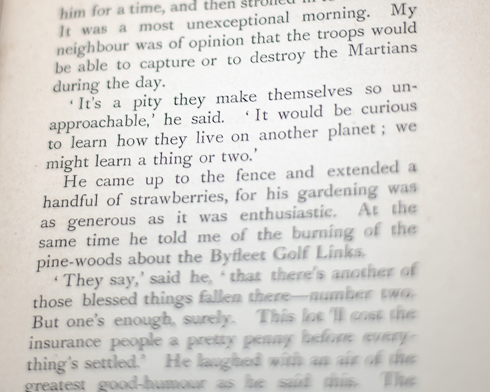 The War of the Worlds.