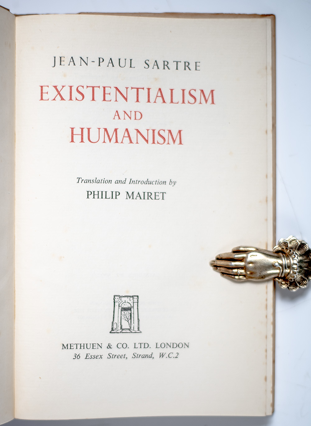Existentialism and Humanism.