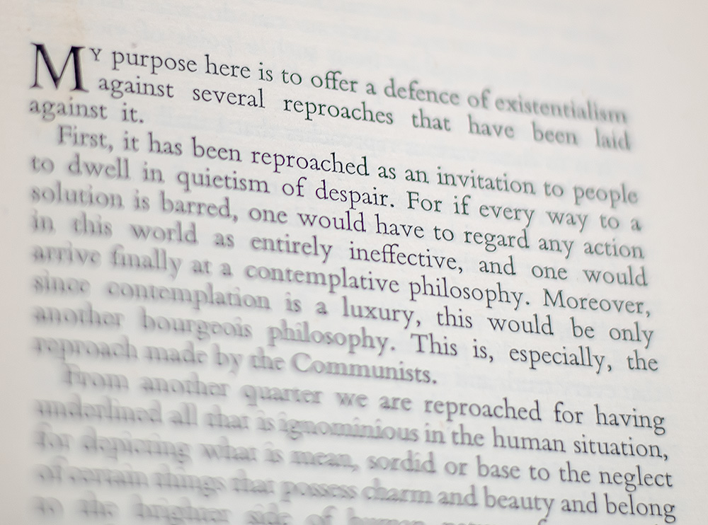 Existentialism and Humanism.