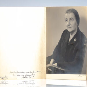Golda Meir Signed Photograph.