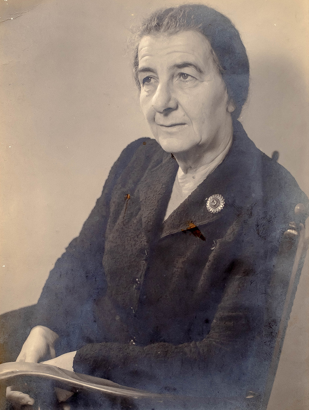 Golda Meir Signed Photograph.