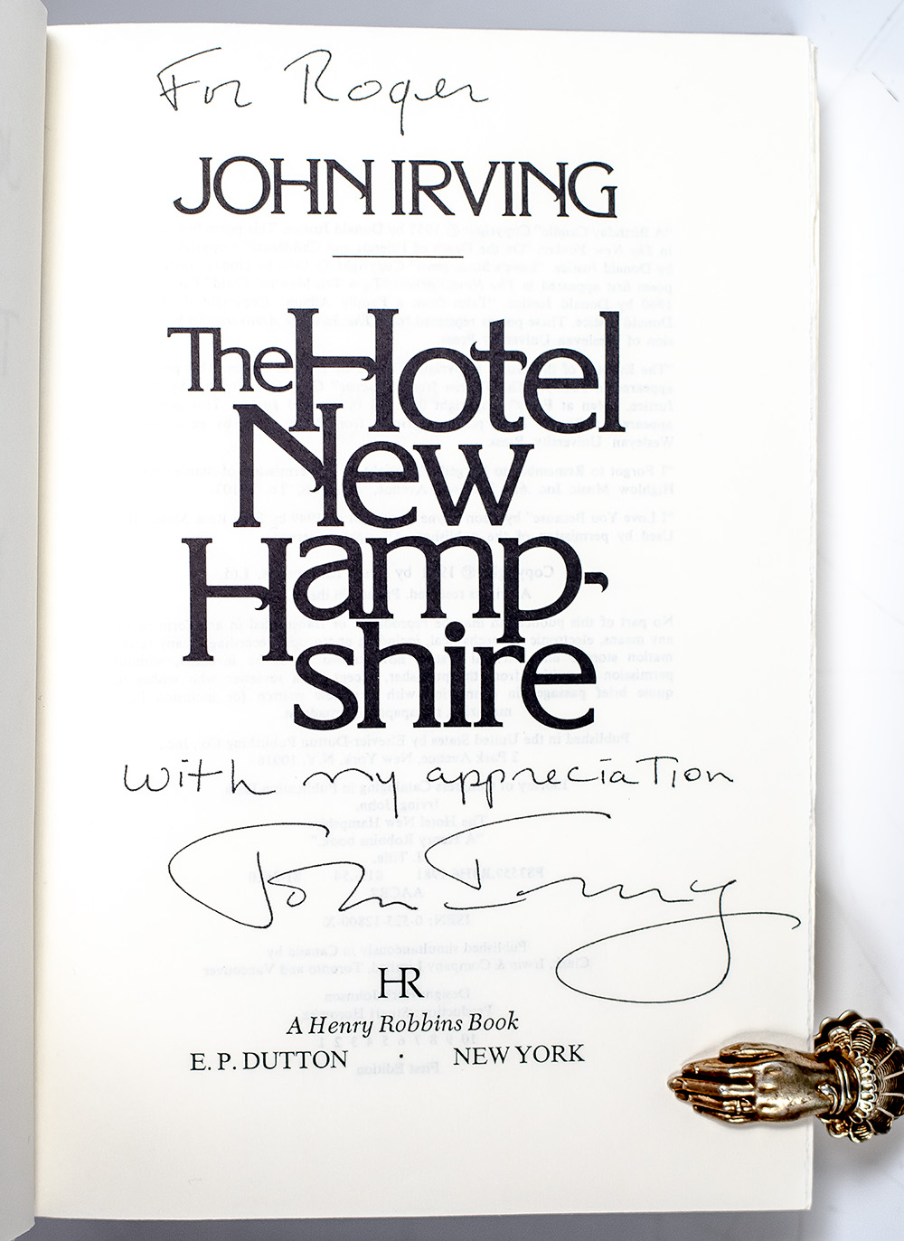 The Hotel New Hampshire.