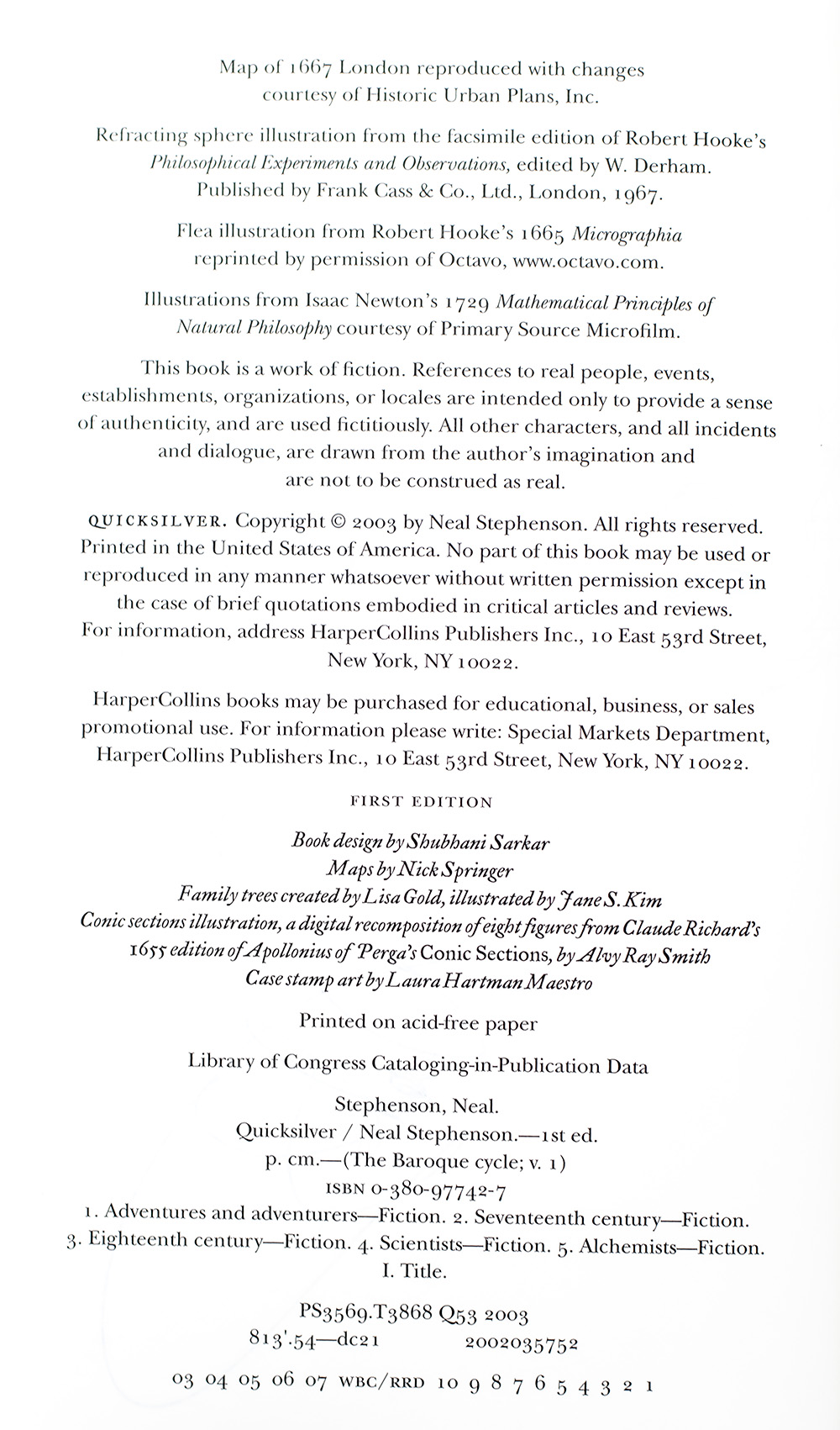 Quicksilver, The Confusion, The System of the World.