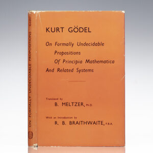 On Formally Undecidable Propositions of Principia Mathematica and Related Systems.