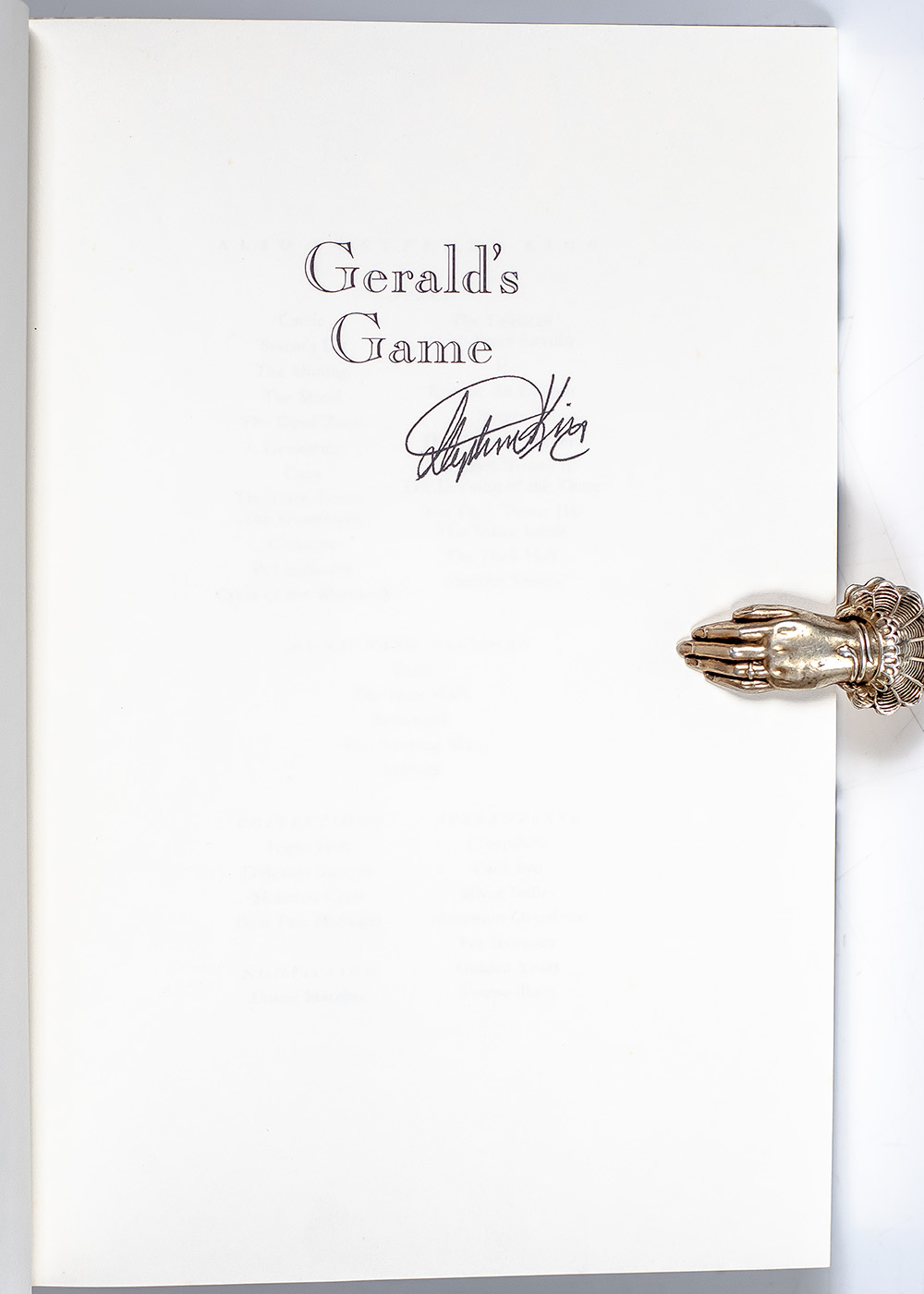 Gerald's Game.