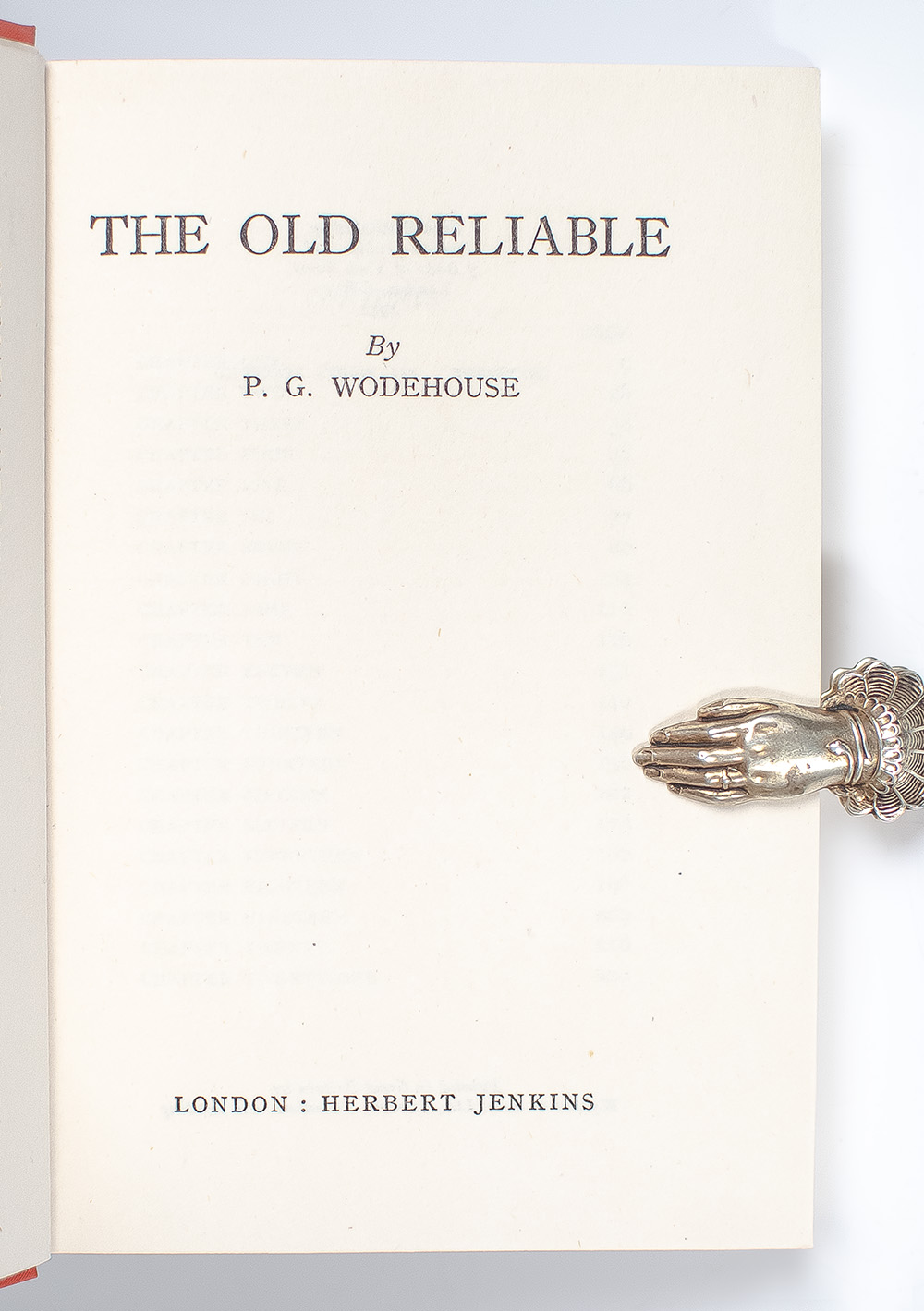 The Old Reliable.