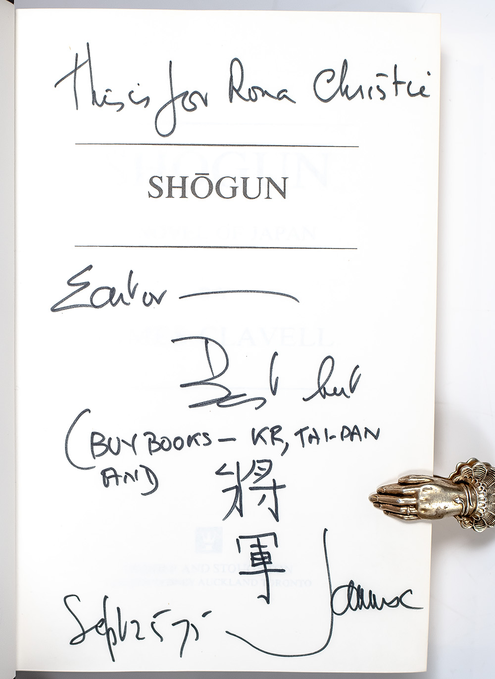 Shogun: A Novel of Japan.