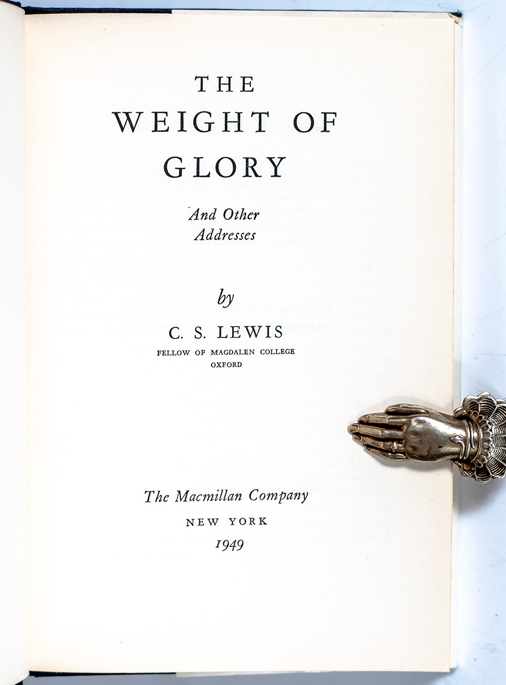 The Weight of Glory and other Addresses.