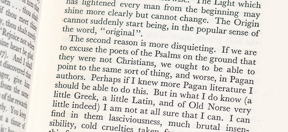 Reflections on the Psalms.