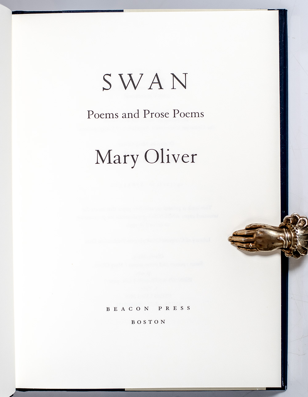 Swan: Poems and Prose Poems.