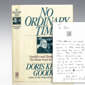 No Ordinary Time: Franklin and Eleanor Roosevelt: The Home Front in World War II.