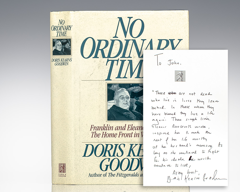 No Ordinary Time: Franklin and Eleanor Roosevelt: The Home Front in World War II.