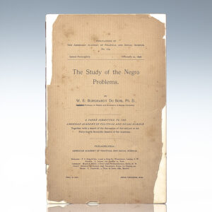 The Study of the Negro Problems.