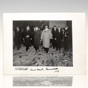 Winston Churchill Signed Photograph.