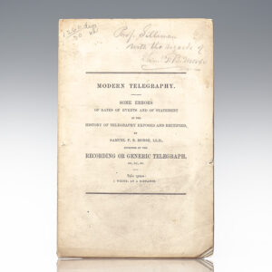 Modern Telegraphy: Some Errors of Dates of Events and of Statement in the History of Telegraphy Exposed and Rectified.