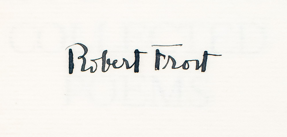 Robert Frost: Collected Poems.