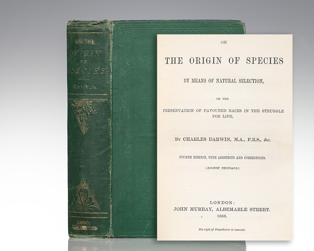 On the Origin of Species by Means of Natural Selection, or the Preservation of Favoured Races in the Struggle for Life.