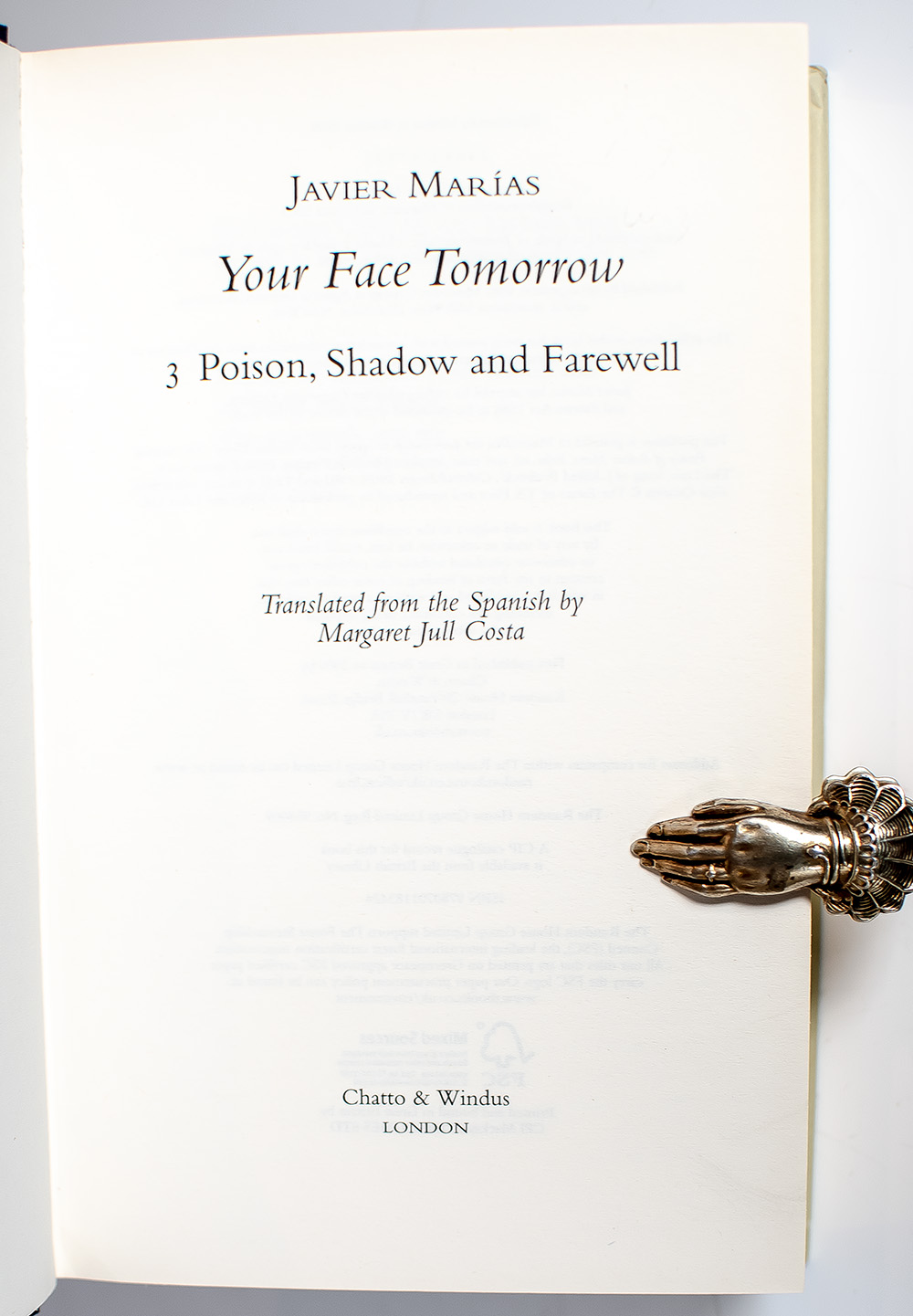 Your Face Tomorrow: Poison, Shadow, and Farewell. - Image 3