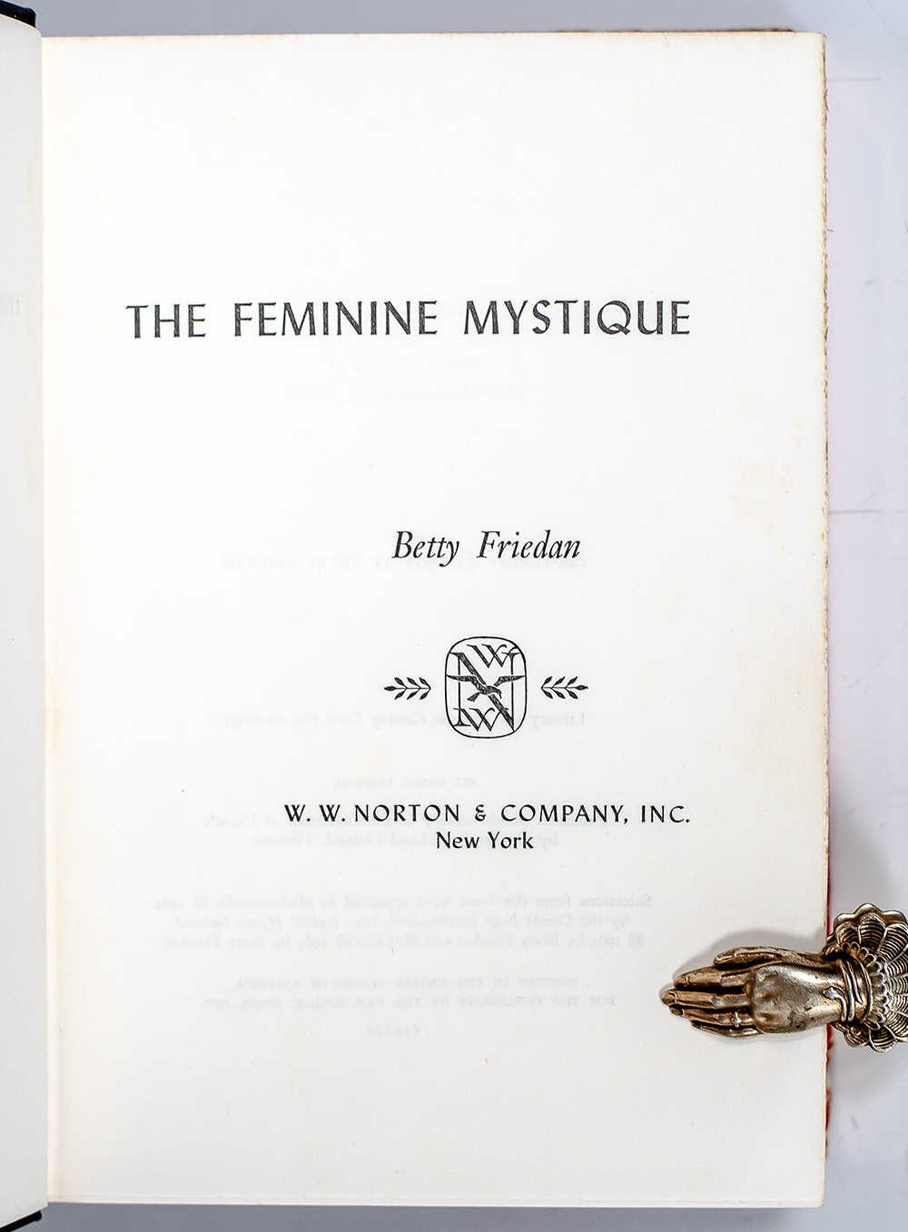 The Feminine Mystique.