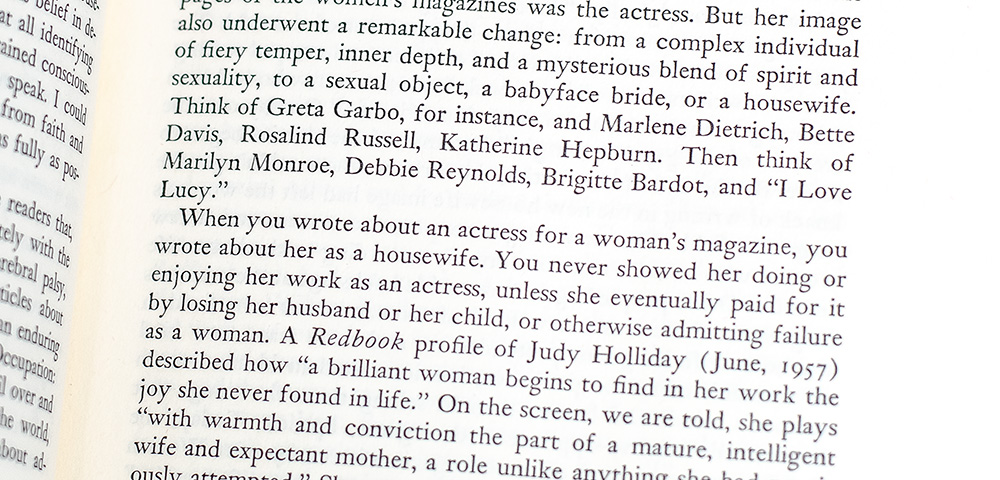 The Feminine Mystique.