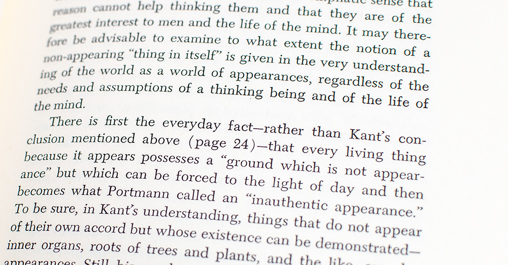 The Life of the Mind. Volume One: Thinking; Volume Two: Willing.