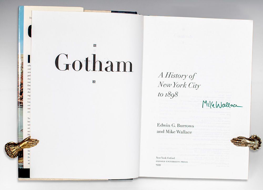 Gotham: A History of New York City to 1898.