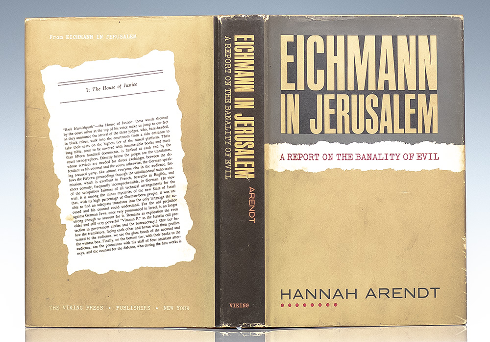 Eichmann in Jerusalem: A Report on the Banality of Evil.