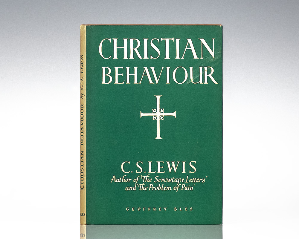 Christian Behaviour: A Further Series of Broadcast Talks.