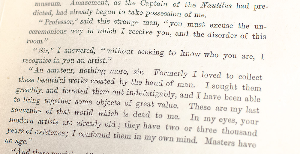 Twenty Thousand Leagues Under the Seas.
