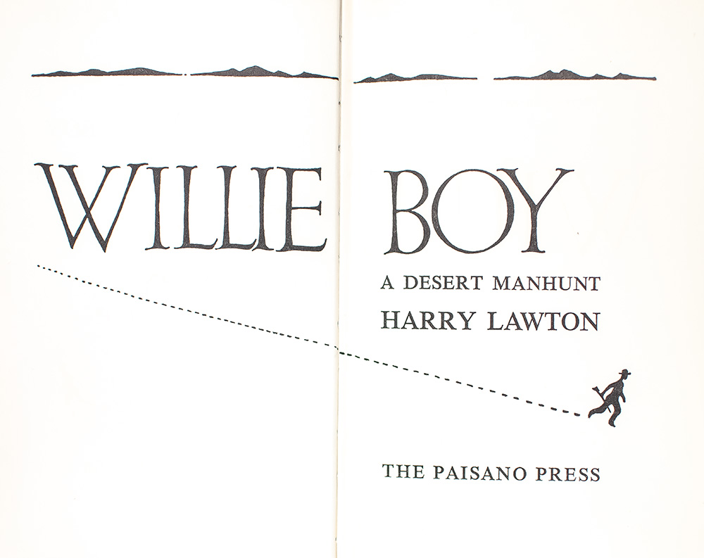 Willie Boy: A Desert Manhunt.