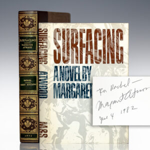 First Edition of Surfacing; Inscribed by Margaret Atwood