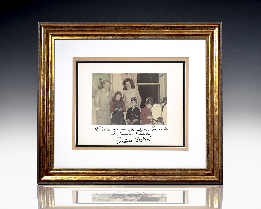 Jacqueline Kennedy Signed Photograph.