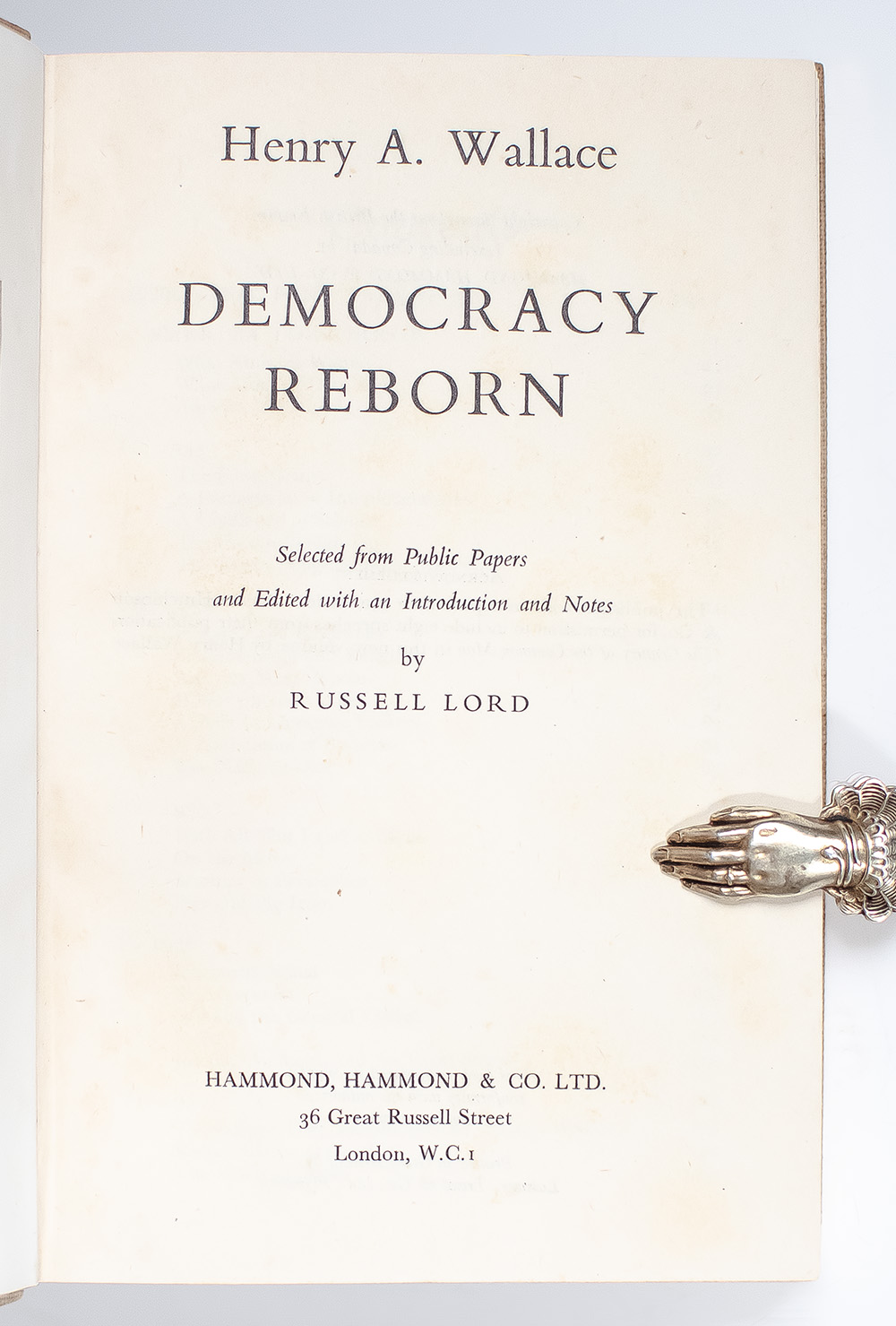 Democracy Reborn.