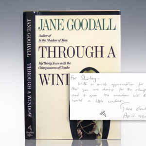 Through A Window: My Thirty Years with the Chimpanzees of Gombe.