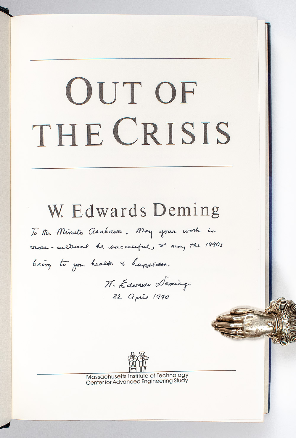 Out of the Crisis.