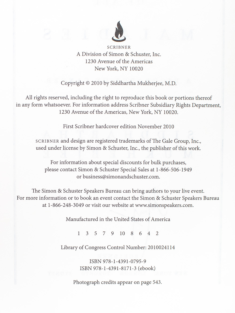 The Emperor Of All Maladies: A Biography of Cancer.