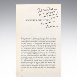 John le Carré Annotated Page From The Constant Gardener.