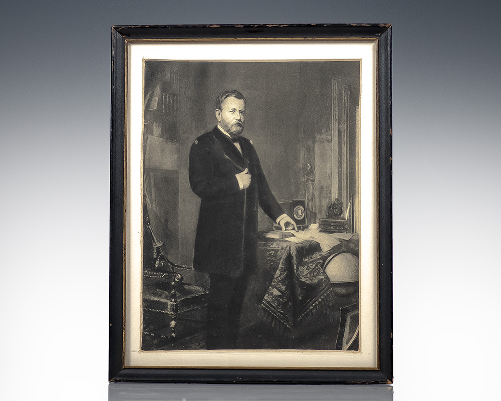 Ulysses S. Grant Antique Print.