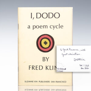 I, DODO: A Poem Cycle.