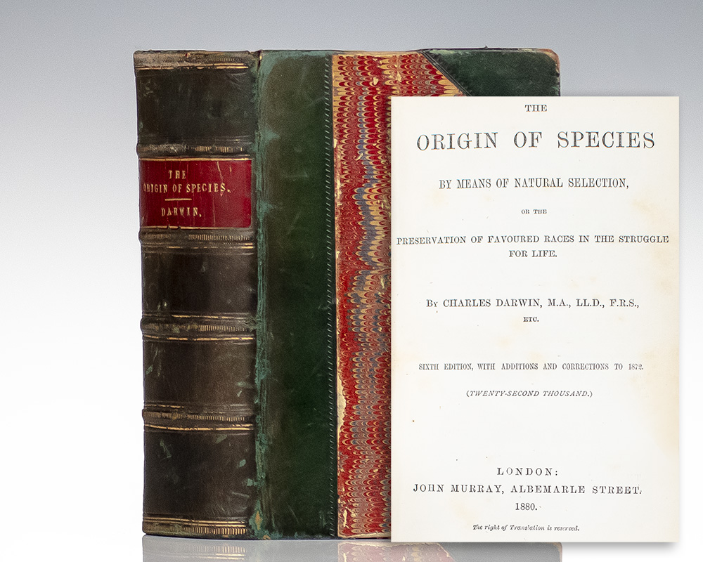 On the Origin of Species by Means of Natural Selection, or the Preservation of Favoured Races in the Struggle for Life.