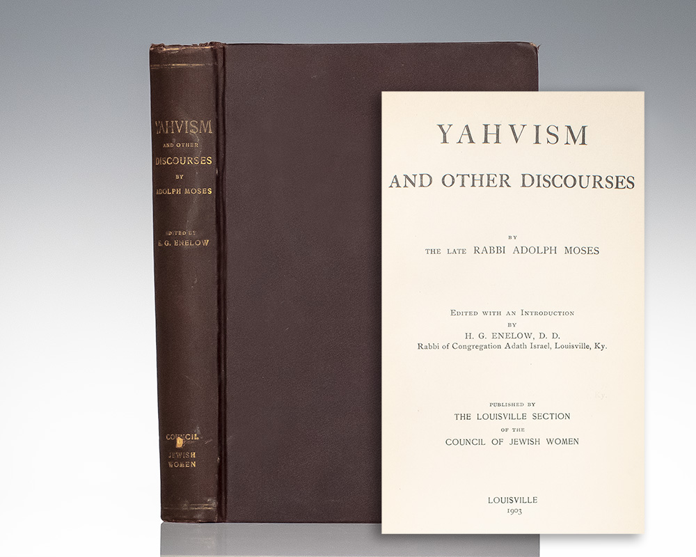 Yahvism and Other Discourses.