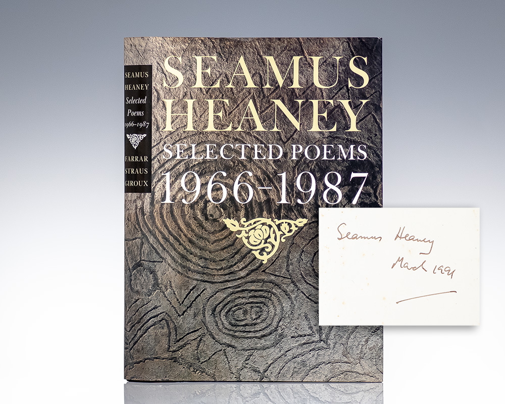 Selected Poems 1966-1987.