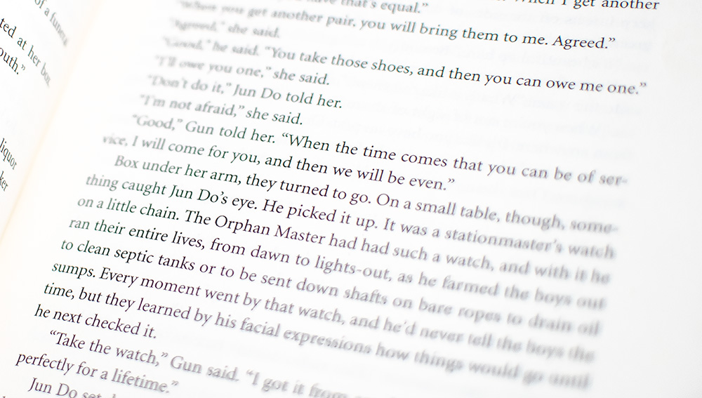 The Orphan Master's Son.