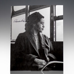 Rosa Parks Photograph Signed.