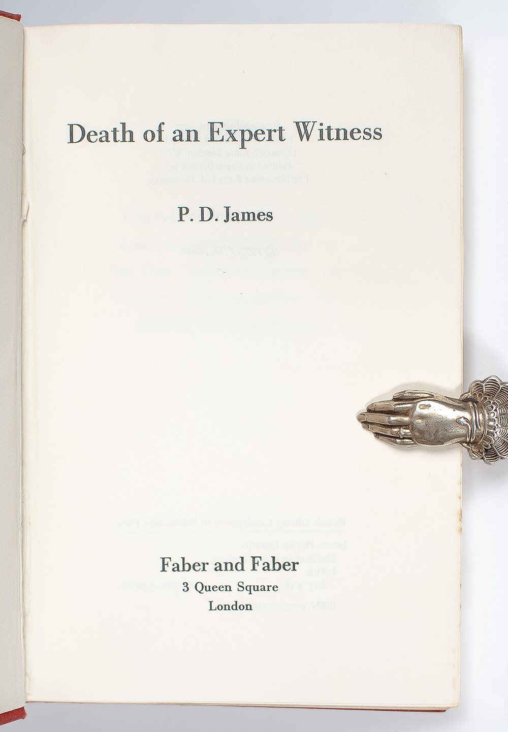 Death of an Expert Witness.