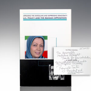 Appeasing the Ayatollahs and Suppressing Democracy: U. S. Policy and the Iranian Opposition.