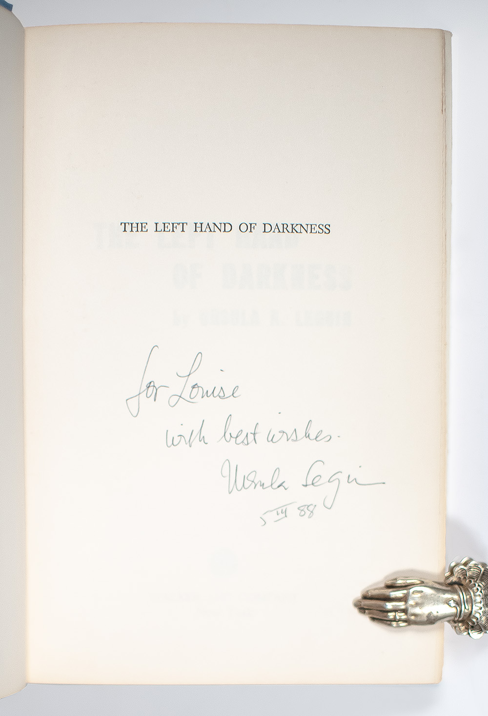 The Left Hand of Darkness.