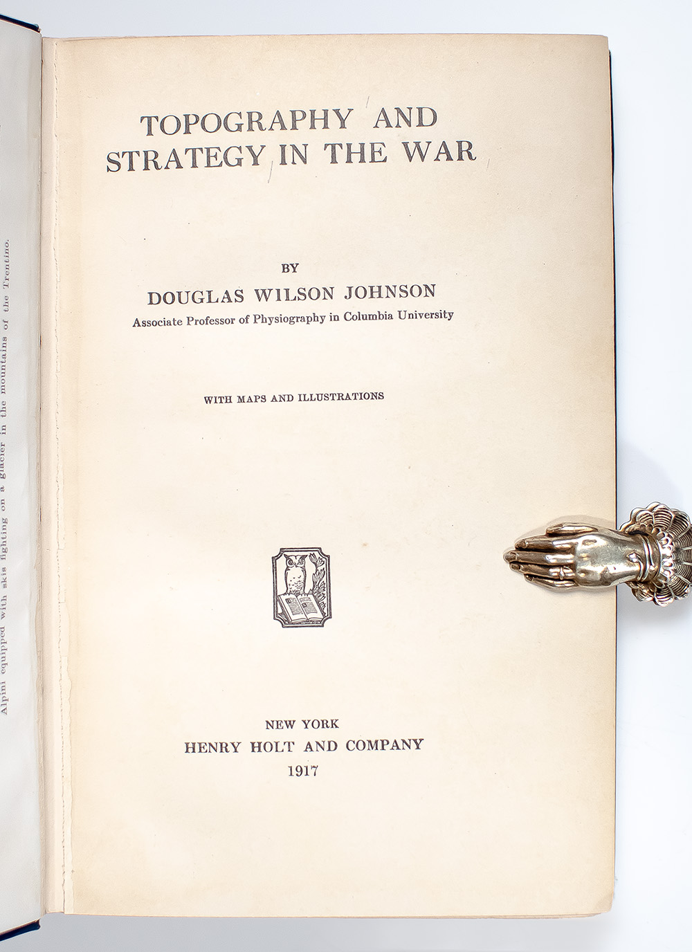 Topography and Strategy in the War.